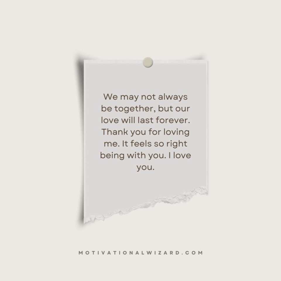 Thank You For Loving Me Quotes and Messages