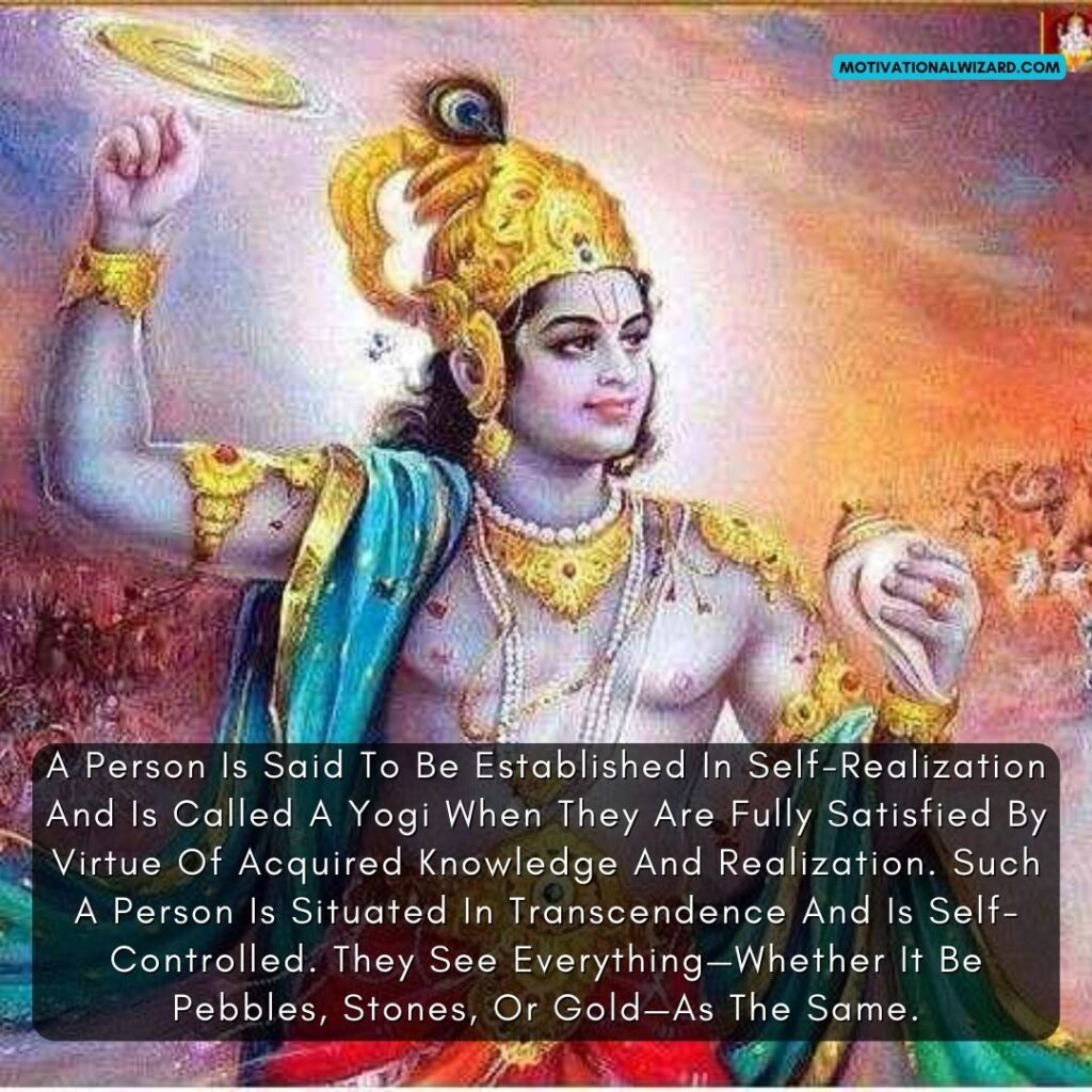 Bhagavad Gita Quotes On Meditation And Mindfulness: Cultivating Inner ...