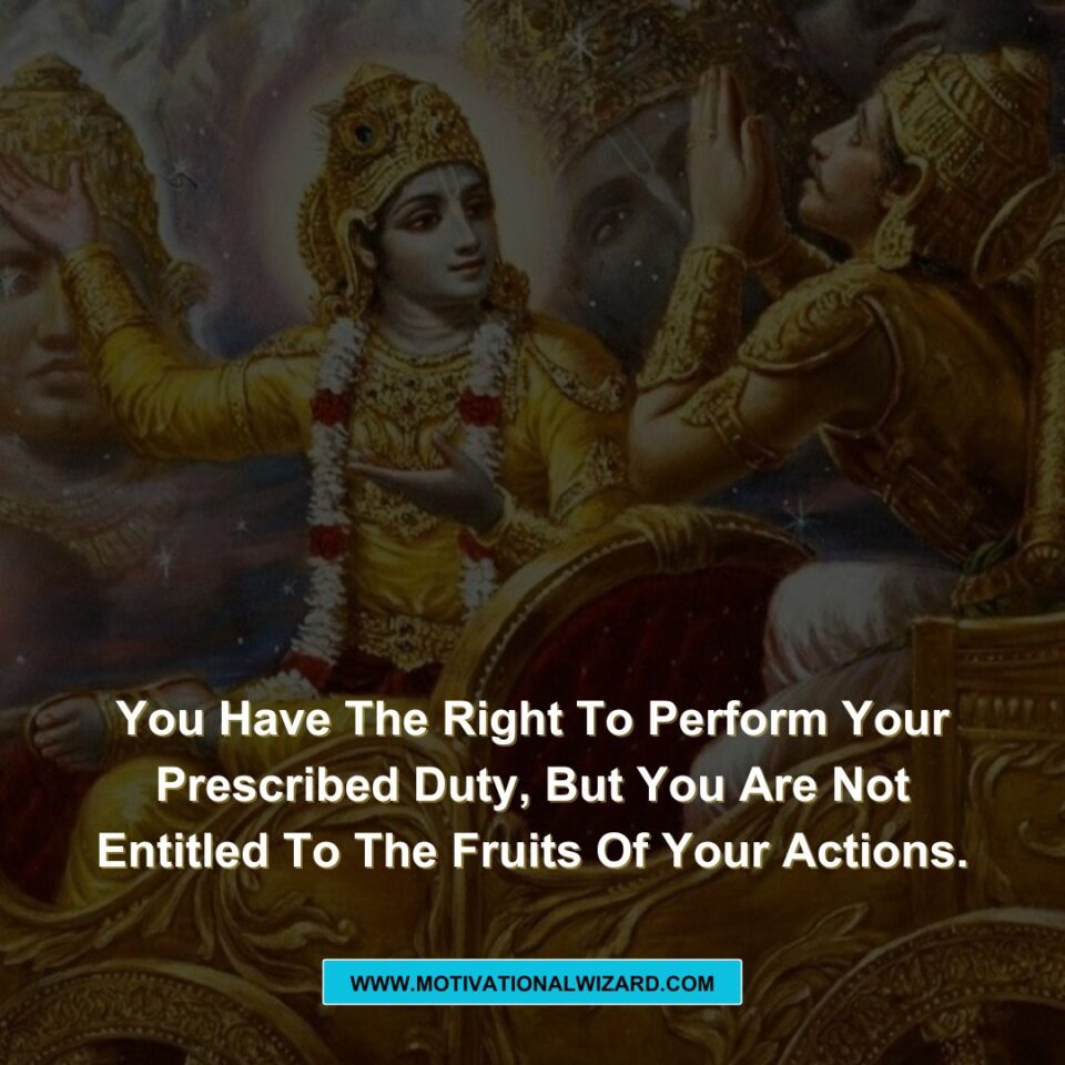 Visual representation of self-reflection inspired by Bhagavad Gita teachings