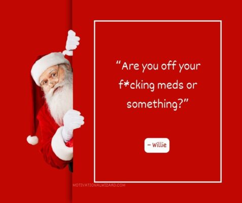 20+ Hilariously Unconventional Bad Santa Quotes From A Non-Classic