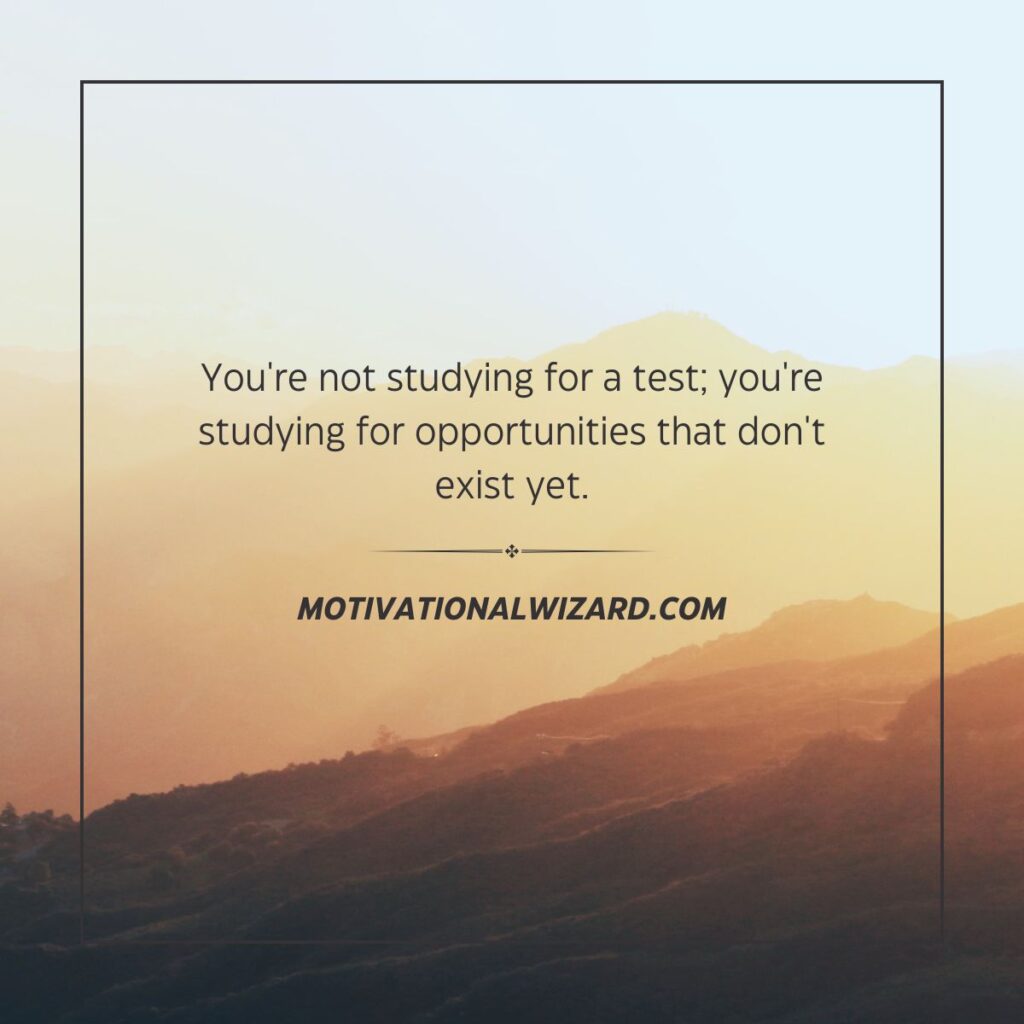 Motivational study moment highlighting perseverance